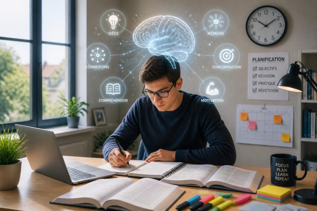 découvrez la méthode complète pour apprendre à apprendre et mémoriser durablement, améliorez votre concentration et retenez toutes vos connaissances efficacement.