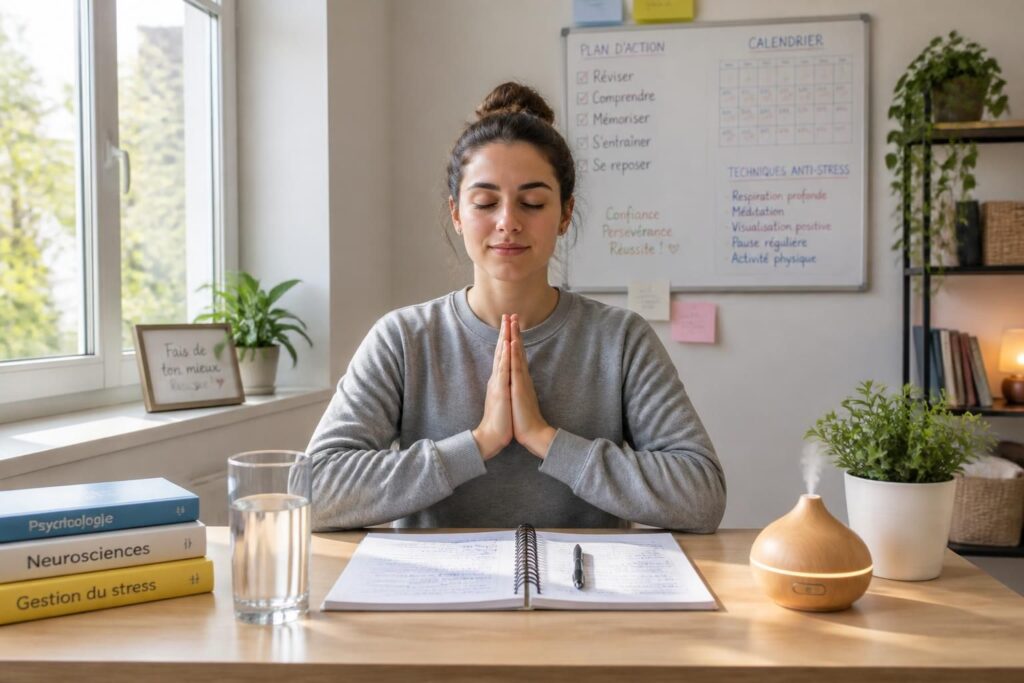 découvrez des techniques validées par la recherche pour gérer efficacement votre stress avant un examen et améliorer vos performances.