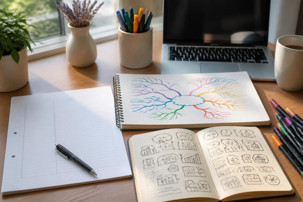 découvrez comment prendre des notes efficacement en comparant les méthodes cornell, mind mapping et sketchnoting pour améliorer votre organisation et votre mémorisation.