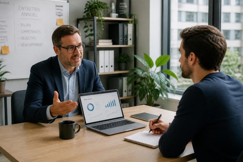 découvrez comment conduire efficacement un entretien annuel en tant que manager pour évaluer, motiver et accompagner vos collaborateurs vers la réussite.