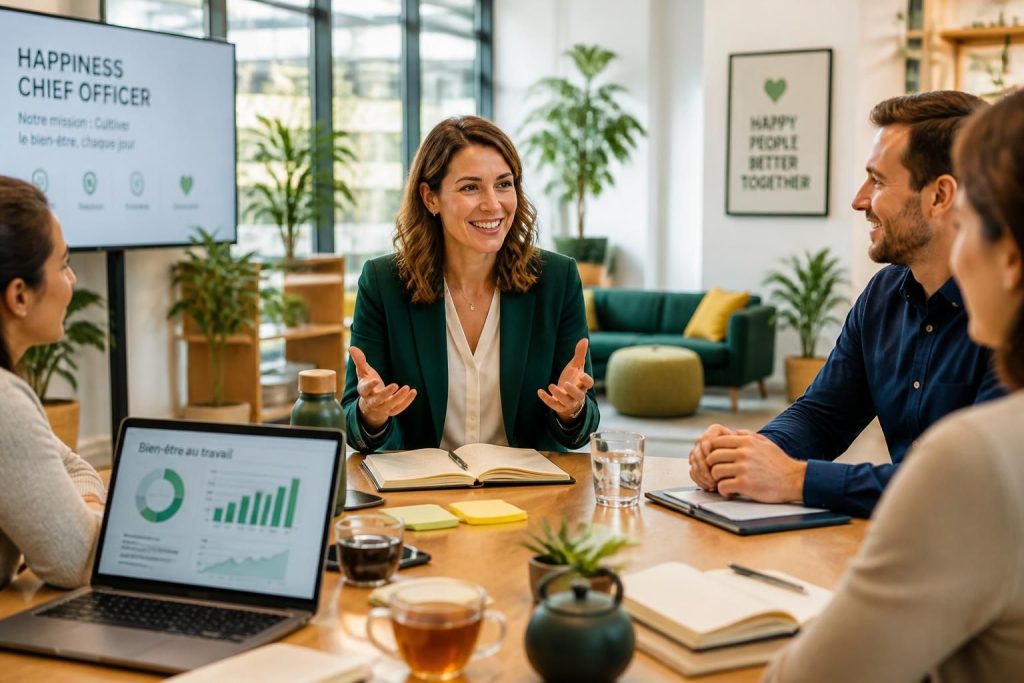 découvrez le rôle, les missions et le salaire du happiness chief officer, le responsable du bien-être en entreprise qui favorise un environnement de travail épanouissant et motivant.