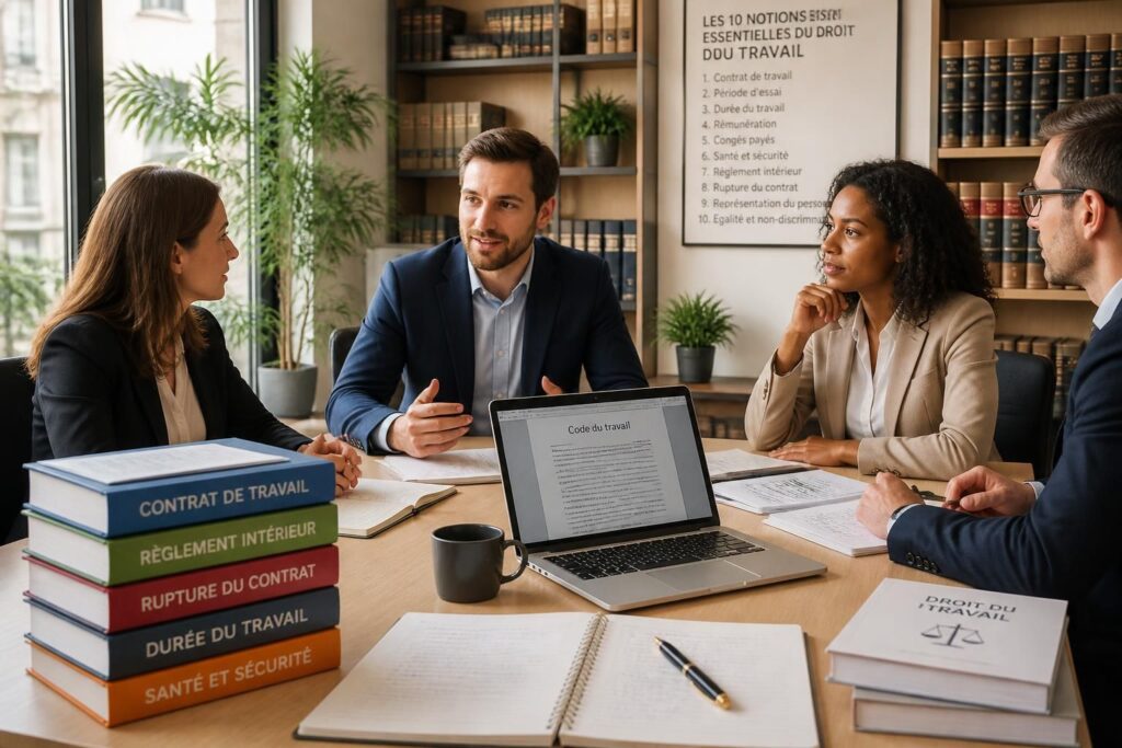découvrez les 10 notions essentielles du droit du travail à connaître pour mieux comprendre vos droits et obligations en milieu professionnel.