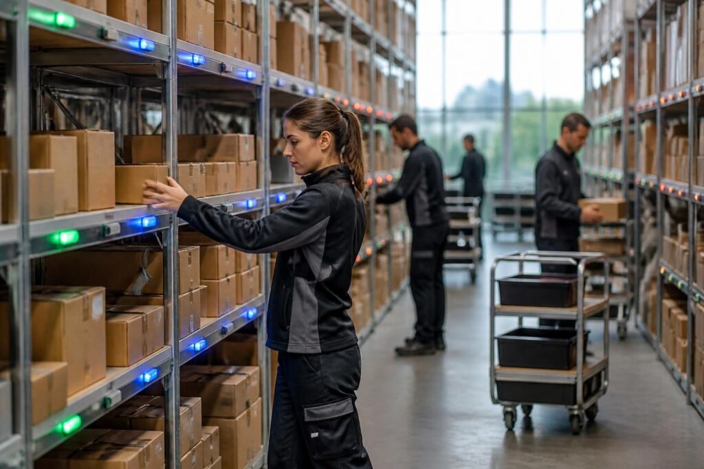 Pick and light : optimiser la préparation de commandes avec ce système innovant