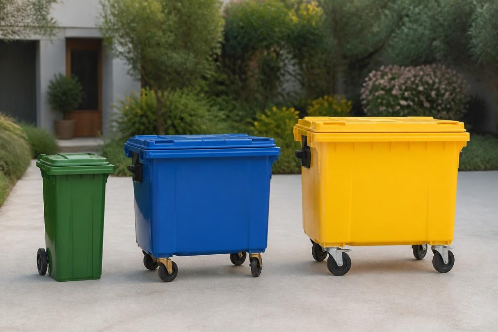 Conteneur poubelle : comment choisir entre 240, 660 litres et les couleurs disponibles ?