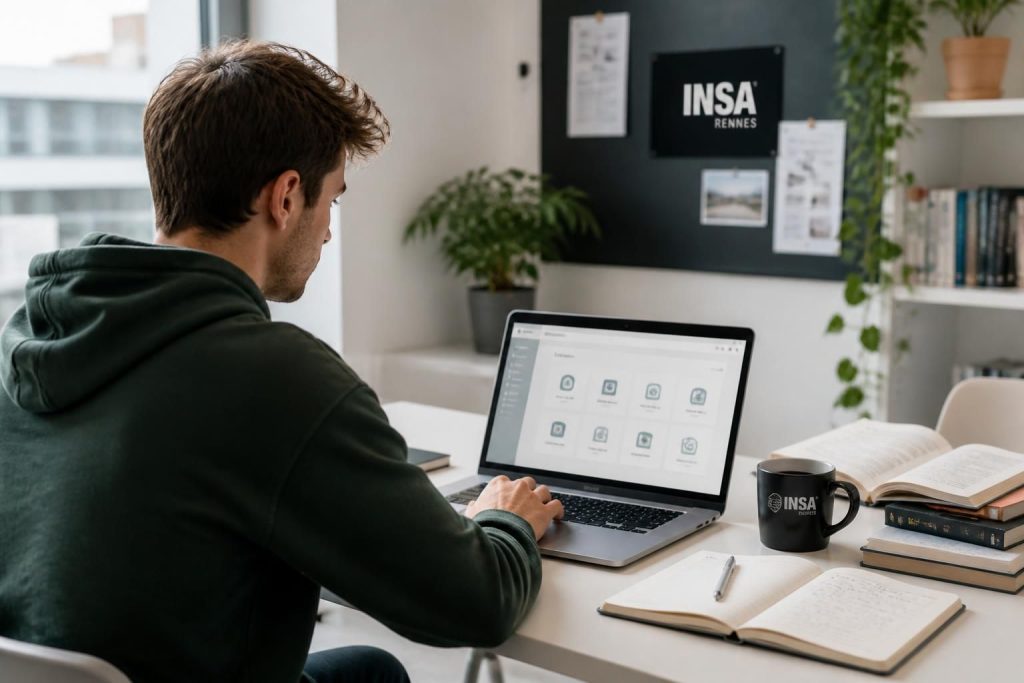 ENT INSA Rennes : accès intranet et utilisation de Moodle expliqués