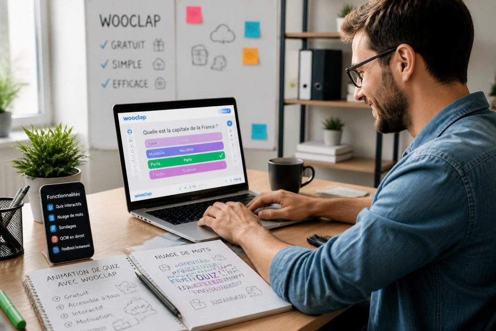 Wooclap gratuit, codes et fonctionnalités pour animer vos quiz et nuages de mots